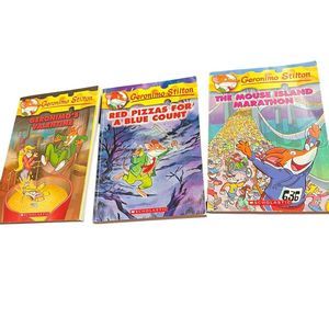 Geronimo Stilton Book‎ Lot Of 3 Childrens Chapter Books #7 #30 #36 Very Good
